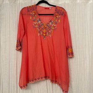 Johnny Was vneck top